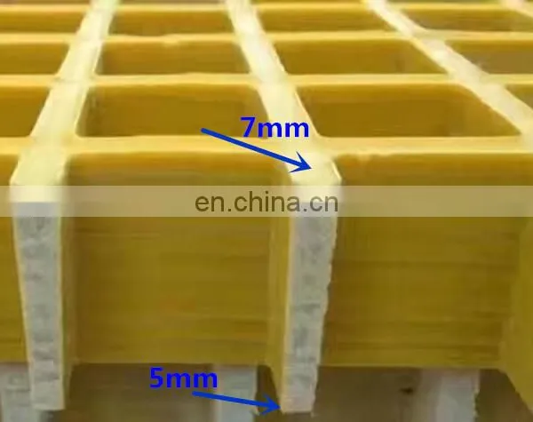 Australia Market 38*38*38mm 1220*3660mm Frp Fiberglass Grating Panel photo-2