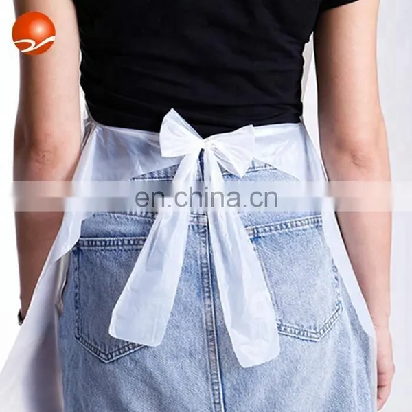 Disposable Plastic Apron PE Kitchen Waterproof Plastic Apron photo-4