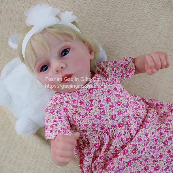 The New 17-inch Simulation Baby Reborn Doll 3D Advanced Painted Veins Visible Cross-border E-commerce Sources photo-3