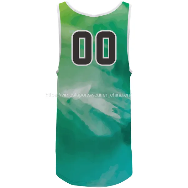 2023 Latest Custom Sublimated Basketball Jersey With Fashionable Design photo-2