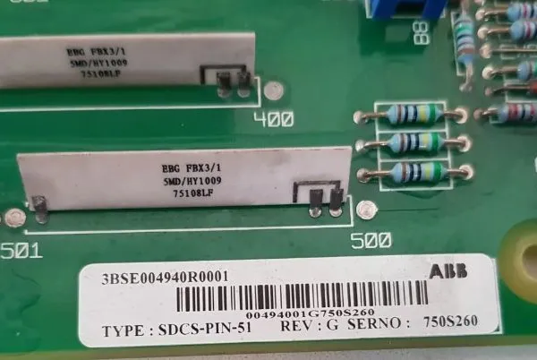 ABB SDCS-PIN-51 3BSE004940R0001 MEASUREMENT CARD photo-3
