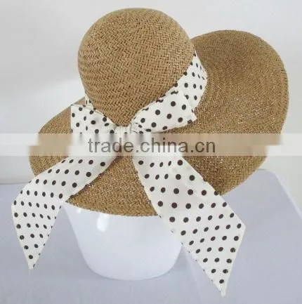 Folding Paper Straw Visor Hat photo-6