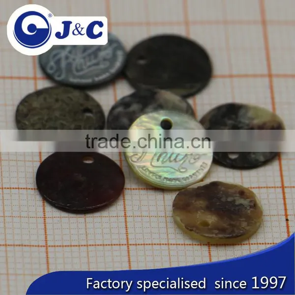 Ligh Blue Agoya Natural Shell Buttons With Graph,sea Shells Buttons. photo-4