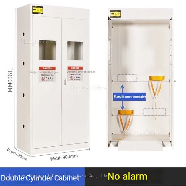 Pharmaceutical Grade Gas Safety Locker: Smart Vented Storage Cabinet with High-Sensitivity Leakage Probe for GMP Cleanrooms