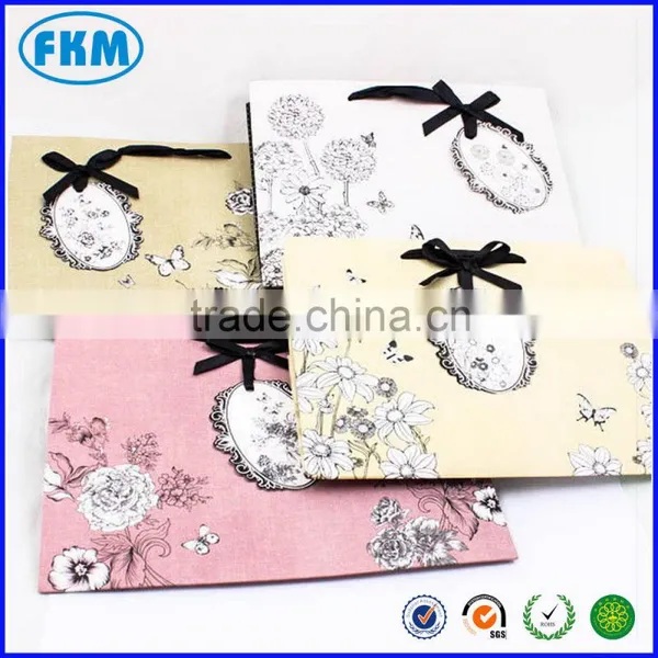 Kraft Paper Loot Bag,flower Design Party Shopping Bag Handle Quality Choice photo-2
