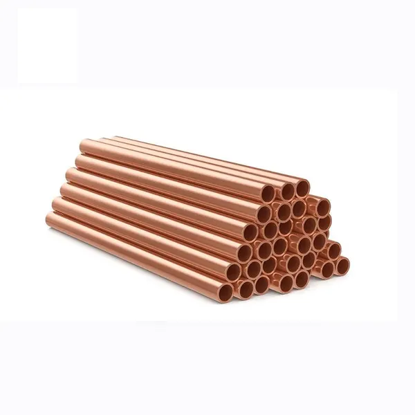 Tubo de cobre de comprimento reto para instalação de HVAC