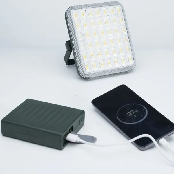 Lantopower 50W Outdoor Emergency Light Rechargeable Portable Waterproof Working Floodlight Magnetic Solar Led Light Camping Rechargeable photo-2