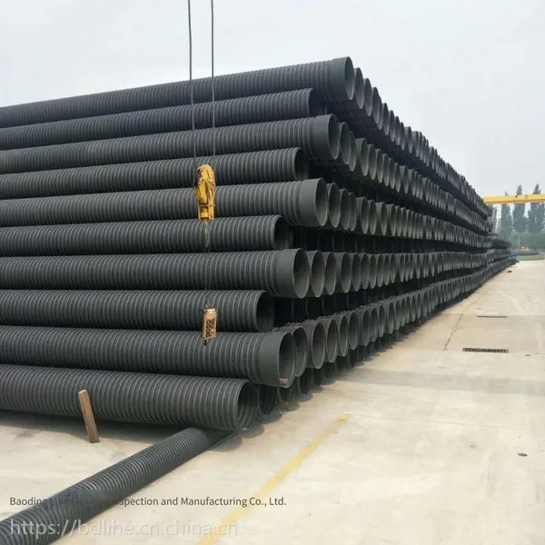 Polyethylene Drainage Pipes, Corrugated Pipes With 4kn and 8kn, Diameters From Dn200mm to Dn800mm