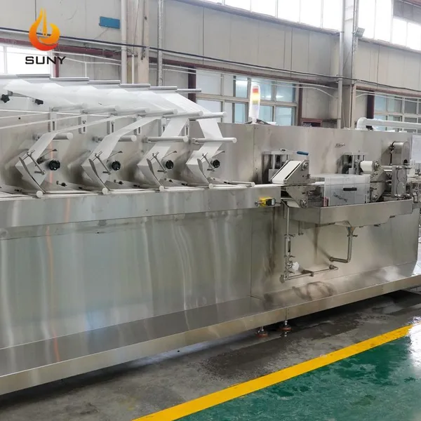 6 LINES SEMI-AUTOMATIC WET WIPES PRODUCTION LINE photo-3