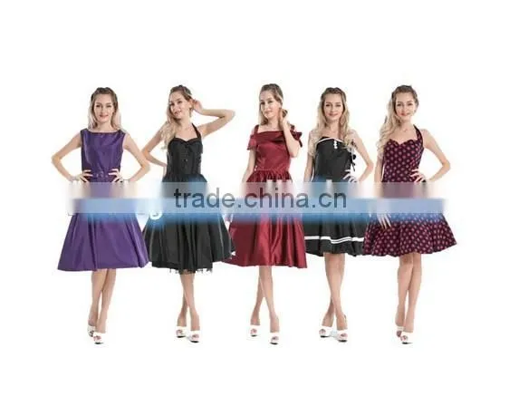 Prom Dresses Dress Type and In-Stock Items Supply Type Rockabilly Dresses photo-6