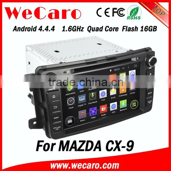 Wecaro in Dash Touch Screen Android 4.4.4 Car Radio GPS Multimedia Dvd Player Car Navigation System for Mazda Cx-9 photo-5