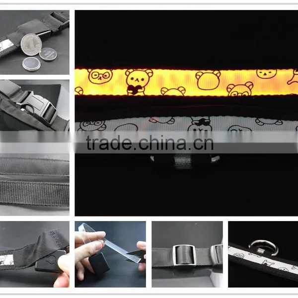 Led Shining Dog Collars on Neck, Glow in the Dark photo-2