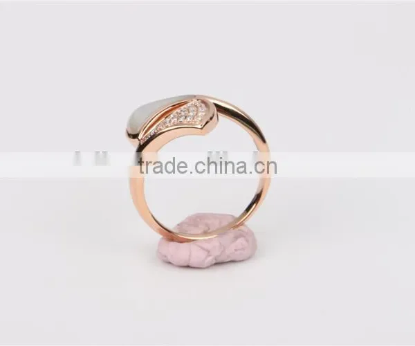 Italy Famous Jewellry 14K Gold Diamonds Ring Fashion Jewelry photo-4