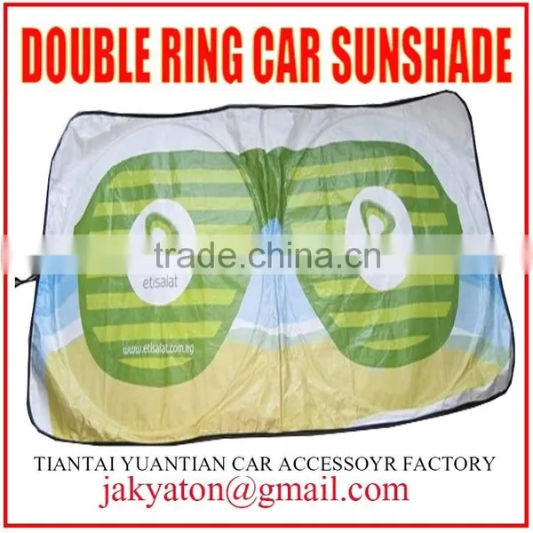 Tyvek Car Sun Shade Double Ring Car Sunshade Ring Car Sunshade Car Sun Shade Car Sun Visor Car Accessories