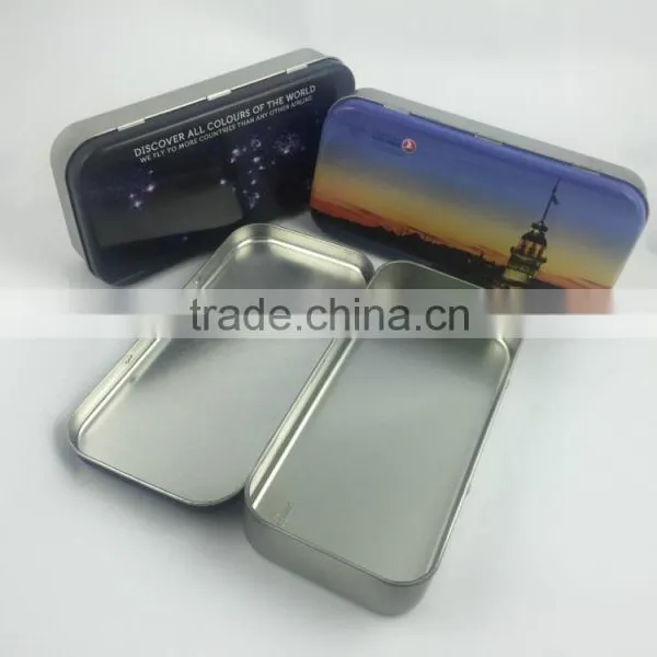 Custom Rectangular Metal Pencil Tin With Hinge Lid photo-6
