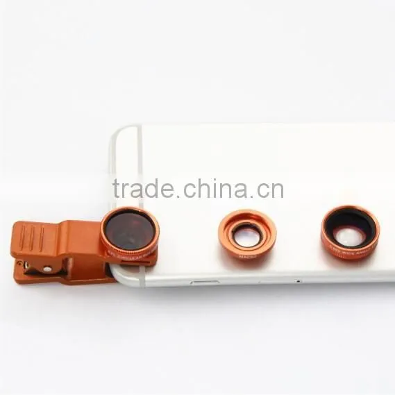 Lens Kit CPL 15x Macro 0.65x Wide Angle Universal Clip 3 in 1 Lens for Mobile Phone photo-6
