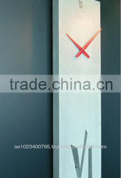 Concrete Long Wall Clock,unique Clocks, Handmade Decorative Wall Clock photo-2