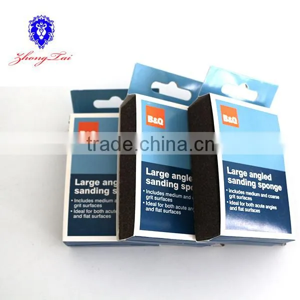 Trapezoid Sand Sponge With Card Package for Supermarket photo-2