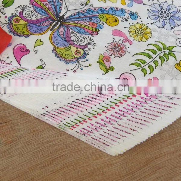 Factory Price Virgin Wood Pulp Folding Tissue Paper Napkins photo-4