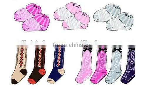 OEM Cute Baby Sock for Girls Cotton Sock Without Spandex photo-2