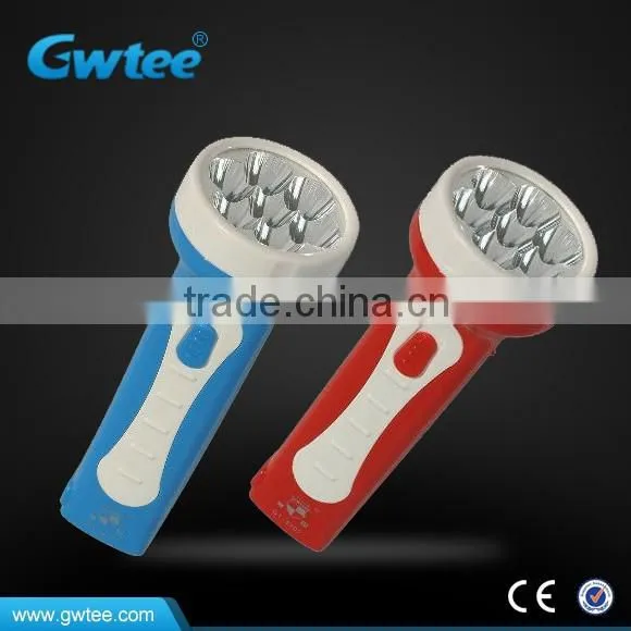 High Quality Plastic Rechargeable Led Glare Flashlight, Led Torch photo-3
