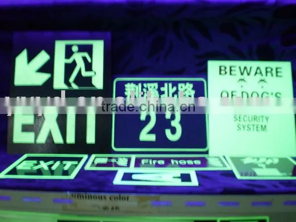 Photoluminescent safety Sign & Marking product