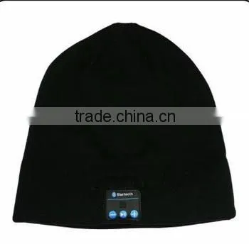 2015 Christmas Gift Knitting Bluetooth Beanie Hat With Headphone Wireless Cap photo-2