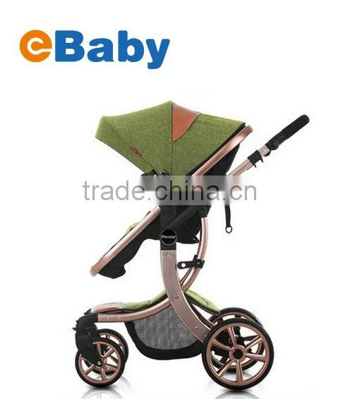 High Lanscape With X Type Frame Baby Strollers,One Key Folding Baby Stroller Quality Choice photo-3