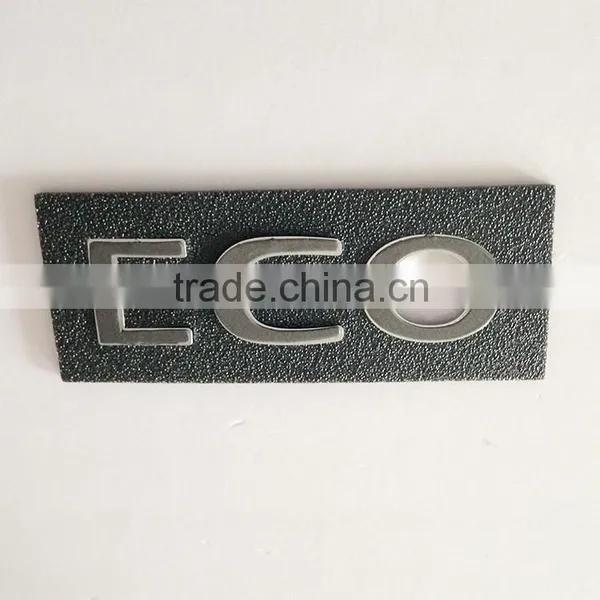 Custom 3D Adhesive Plastic Chrome Letter Emblem Car Letter Stickers photo-3