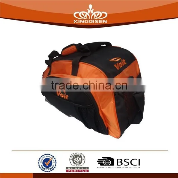 2015 New Design Orange Black Nylon Travel Bag photo-2