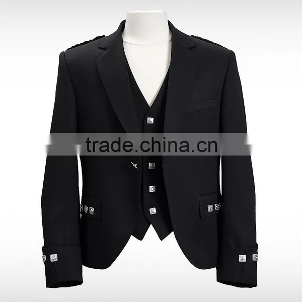 Argyll Jacket With Vest Gauntlet Cuff