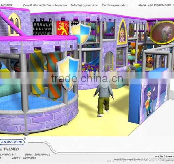 Cheer Amusement Children Castle Themed China Indoor Playground Supplier photo-2