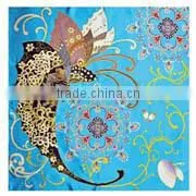 Top Fashion High Quality Pure Silk Ptinted Scarf Customized Scarves Shawl Wraps photo-2