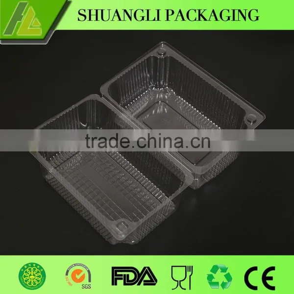 Clear Transparent Clamshell Cake Packaging Box photo-3