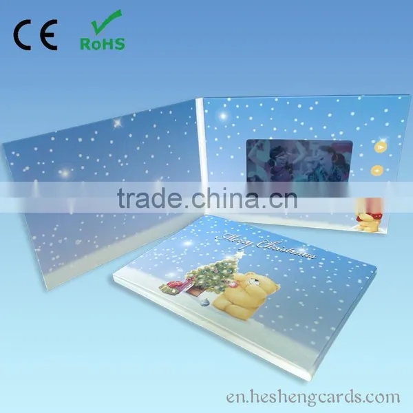 Shiny Greeting Cards With Lcd and Usb Cable photo-3