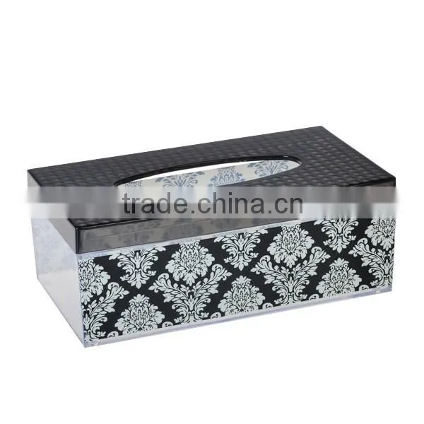 Baroque Style Printing Plastic Tissue Box Holder photo-2