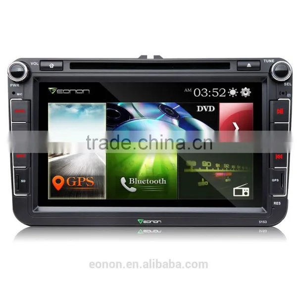 EONON D5153Z 8" Digital Touch Screen Car DVD Player With Built-in GPS For Volkswagen/SKODA/SEAT