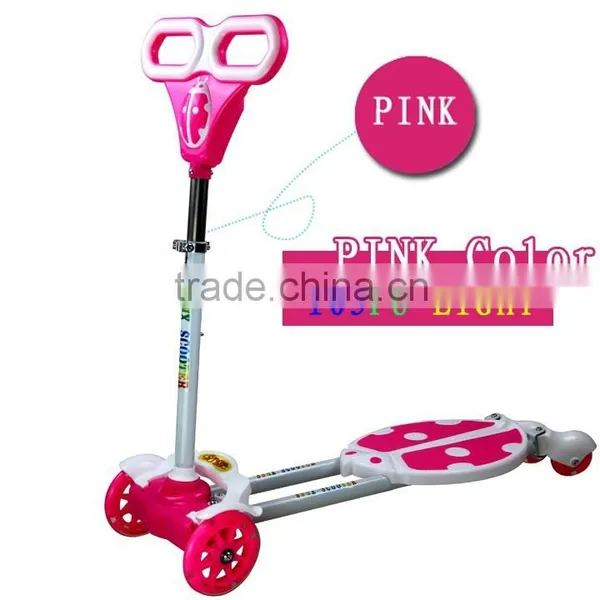 2015 Hot Sell Mini Swing Scooter,four Wheels Frog Kick Scooter photo-2