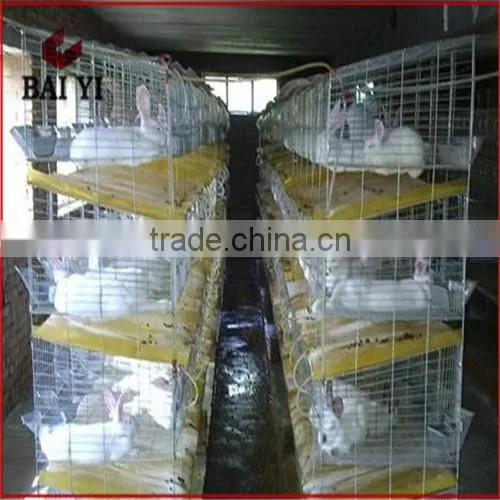 BAIYI Mesh Company Rabbit Cage Industrial Sale A-Type &H-Type Low Carbon Steel Wire Cage photo-3