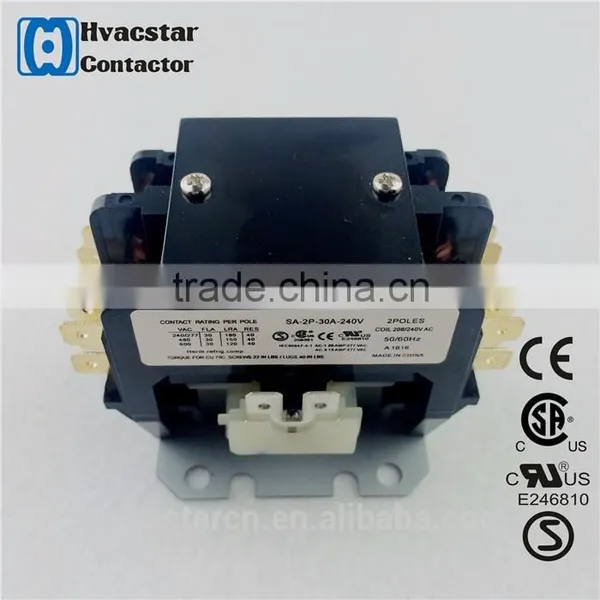 Refrigeration Components 2 Poles 40A 24VAC dp AC Contactor for Furnas SquareD HCC Type ac Cotactor photo-2