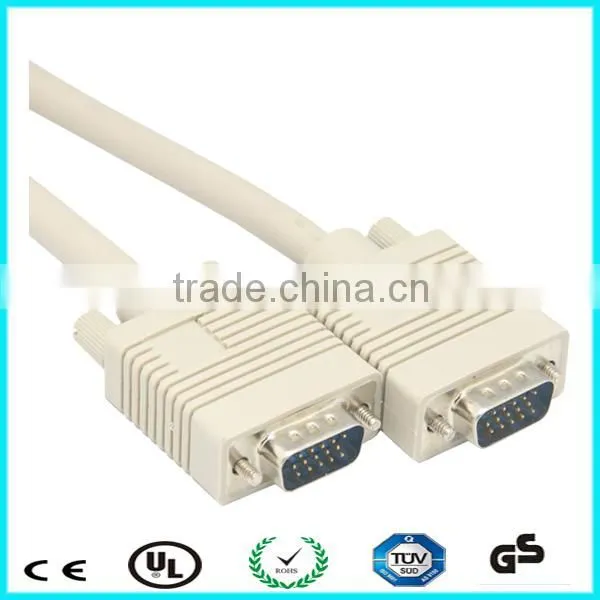 Good Price HD 15pin 3+4 Male to Male VGA Cable for Computer photo-2