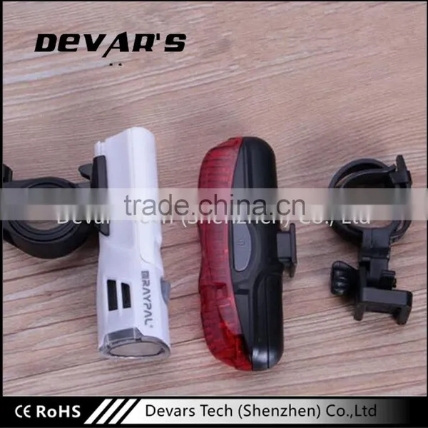 2016 High Quality and Super Bright Sllicone Bicycle Light With Battery photo-2