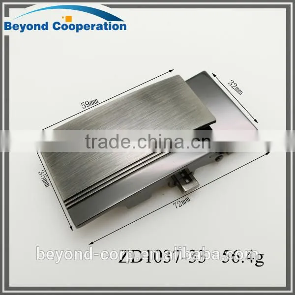 Automatic Belt Buckle Plain Buckle Teeth Spring Control Buckle Auto-lock Belt Buckle