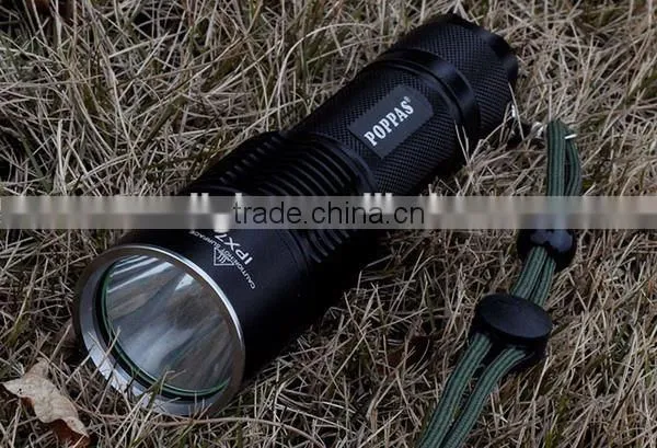F13 High Power Aluminium Body Rechargeable Battery Small Powerful Led Torch Flashlight photo-2