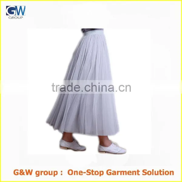 Wholesale High Quality Fashion Women Designs Tulle Skirt photo-2