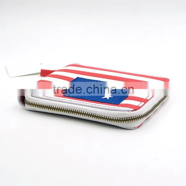 Design Fashion Printed Canvas Women Wallet photo-2
