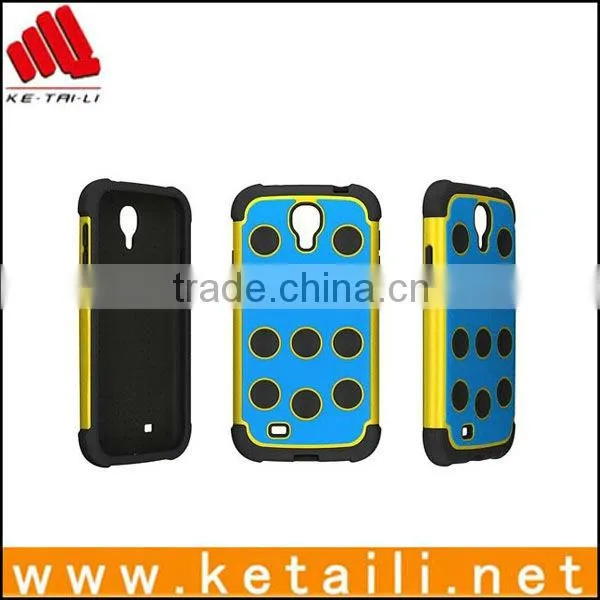 Hybrid High Impact Silicone Plastc Phone Shell for Samsung Galaxy S4