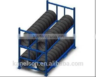 Adjustable Steel Tire Rack for PCR Tire Warehouse Storage