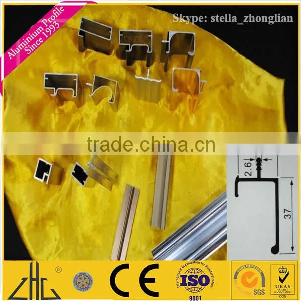 Wow!! Polishing Aluminium/tiradores de Aluminio Para Muebles/anodizing Polished Golden Silver Aluminium Handles for Furniture photo-4