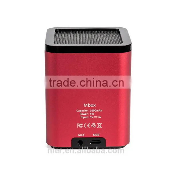 Nier Best-seller New Design Mini Bluetooth Speaker Pure Aluminum Housing Real 5W photo-3